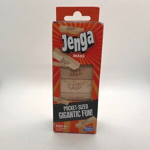 Jenga Mini Pocket‎ Sized Gigantic Fun Travel Game Ages 6+ Hasbro Gaming